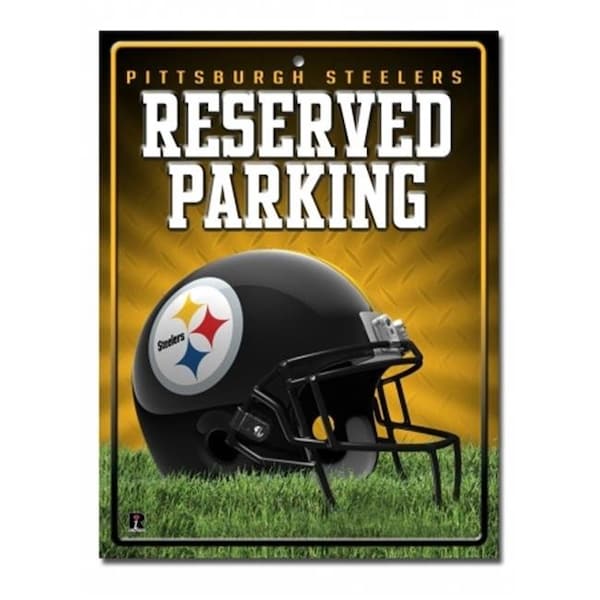 Rico Industries Pittsburgh Steelers Sign Metal Parking 9474654852 - main